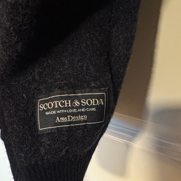 Scotch & Soda Amsterdam Wool Blend Navy Hoodie - XL - Picture 2 of 7